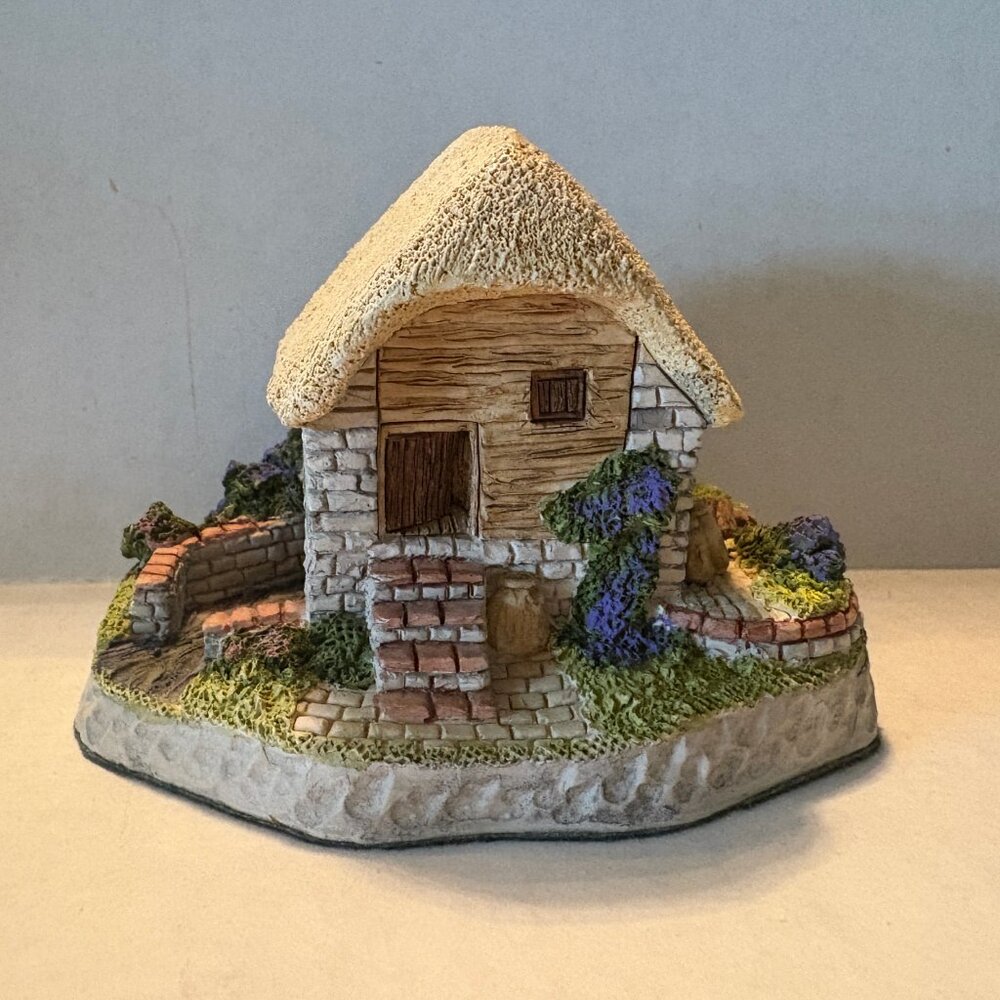 David Winter Cottages IRISH WATER MILL 1991 Vintage COA Great Britain Whimsy